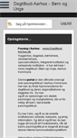 Mobile Screenshot of aarhus.inst.dk